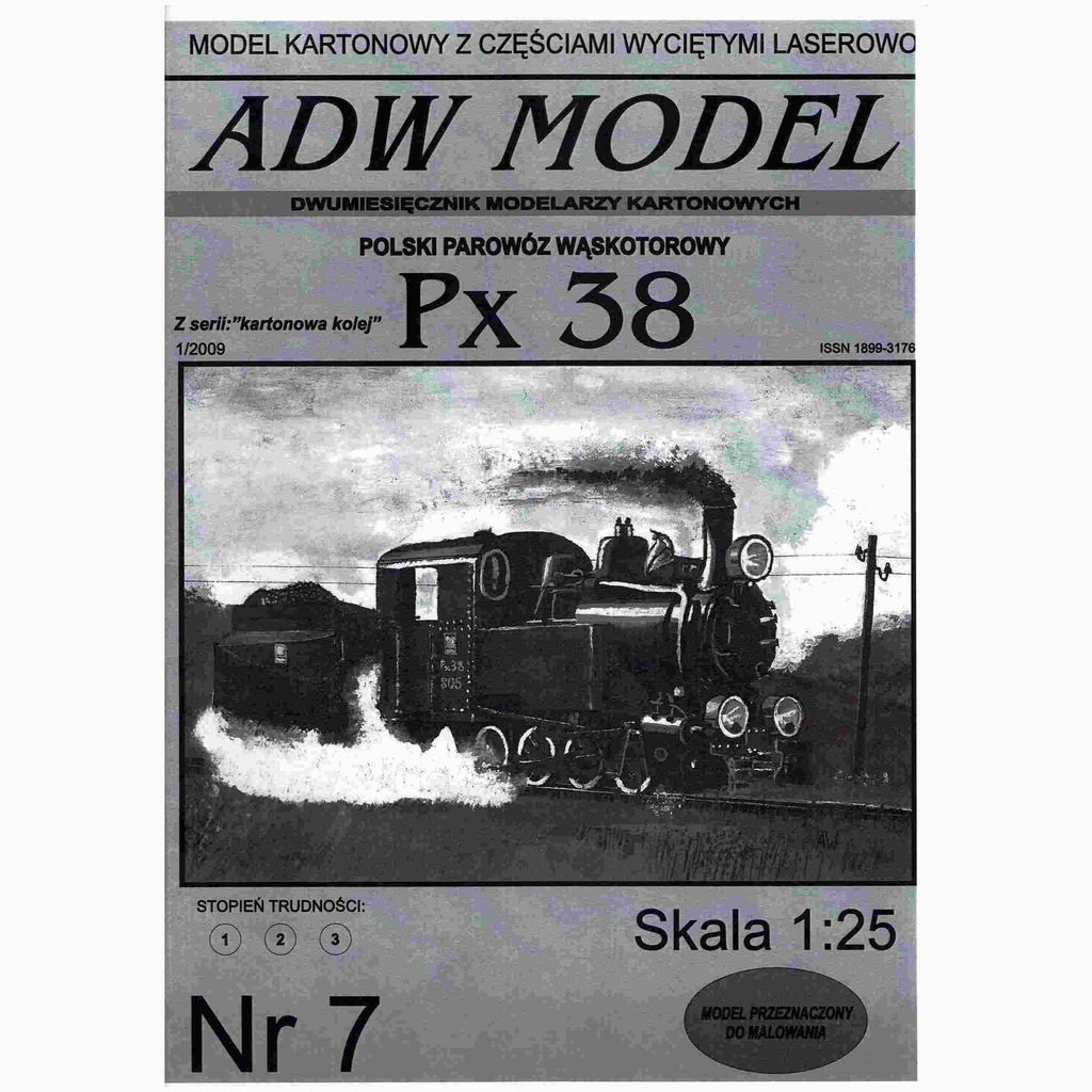 ADW Model 7 - Parowóz Px 38 1:25
