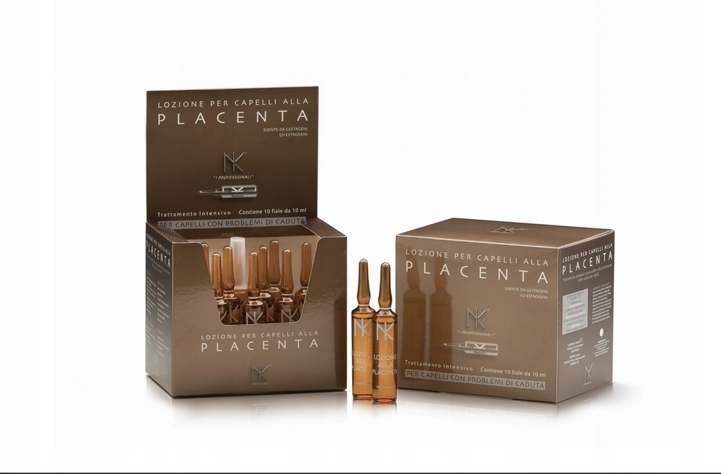 Placenta ampułki do włosów Nicky Chini 100 ml