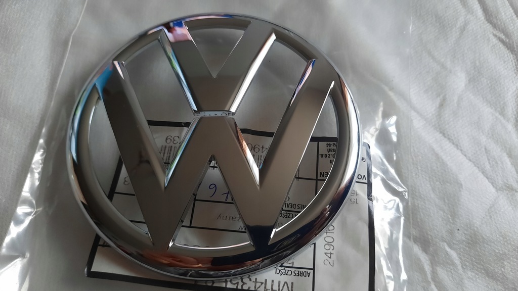 emblemat logo klapa tył Golf VI 6 volkswagen