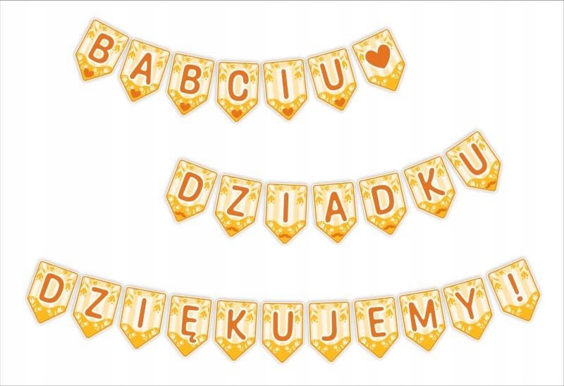 DEKORACJE OKOLICZNOŚCIOWE - BABCIU, DZIADKU.. 25EL