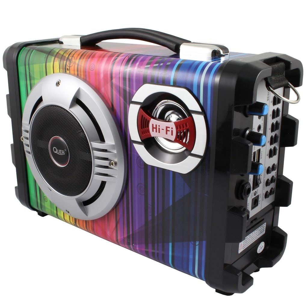 Przenośny zestaw do karaoke MP3 głośnik boombox 7484366039