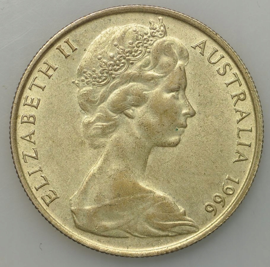 Australia - 50 centów 1966 - srebro 800