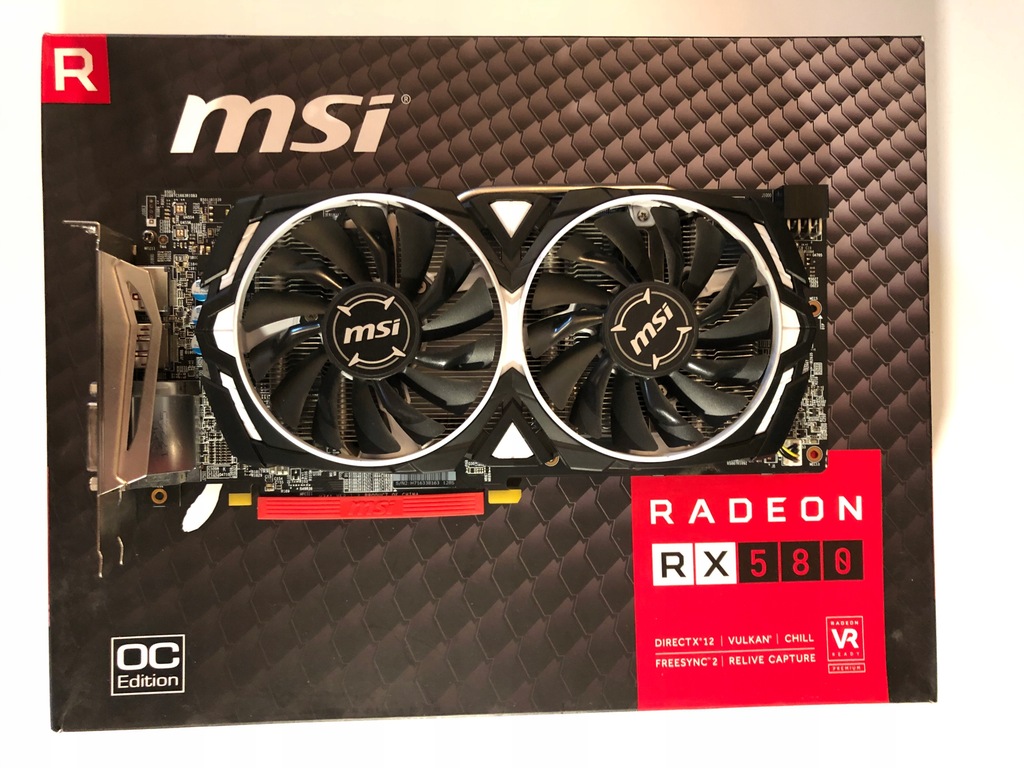 Купить Карта Radeon RX580 MSI ARMOR 8 ГБ + бесплатно!!: отзывы, фото, характеристики в интерне-магазине Aredi.ru