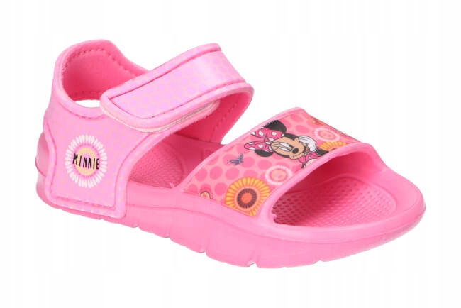 MYSZKA MINNIE MOUSE KLAPKI SANDAŁY PIANKOWE 24/25