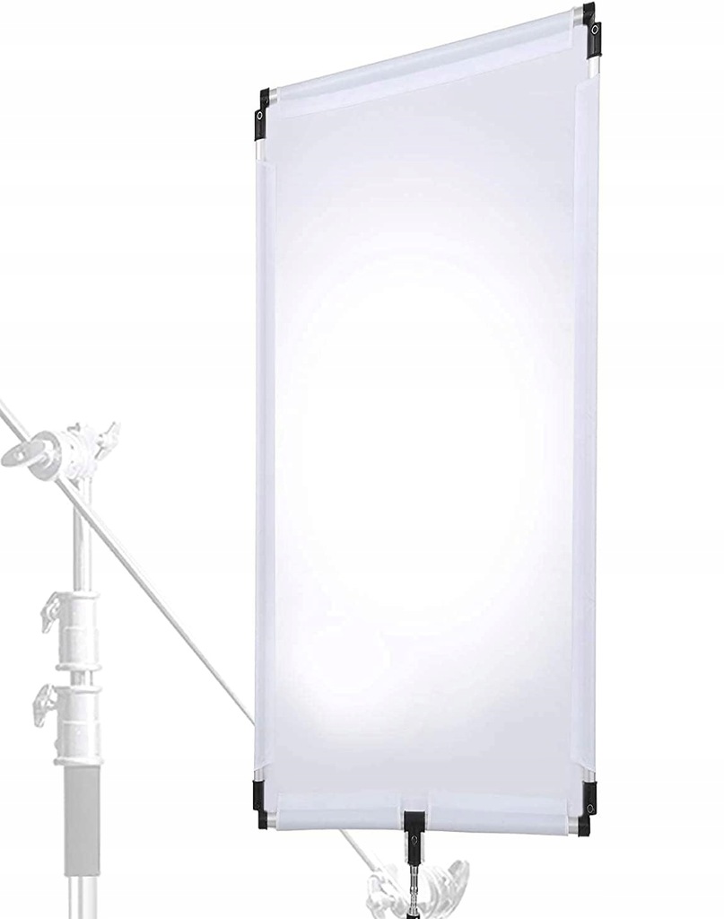 Dyfuzor Fotograficzny 90x120cm Składany Biały Do Oświetlenia Fotografii
