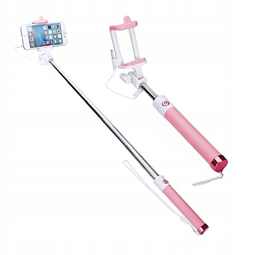 Kijek Selfie Stick Aeeque do smartfonów - różowy