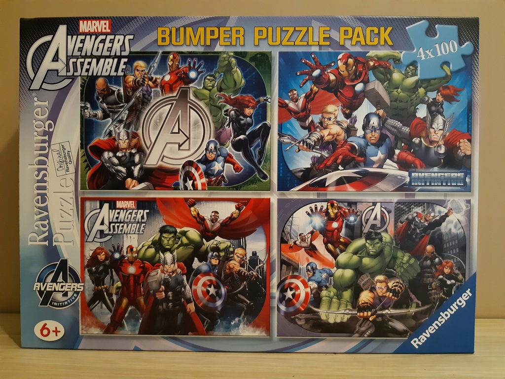 Puzzle Avengers Assemble 4x100