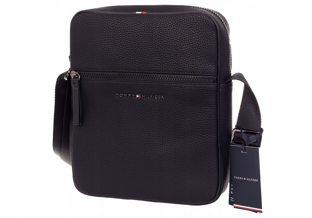 TOMMY HILFIGER TORBA LISTONOSZKA REPORTER BLACK