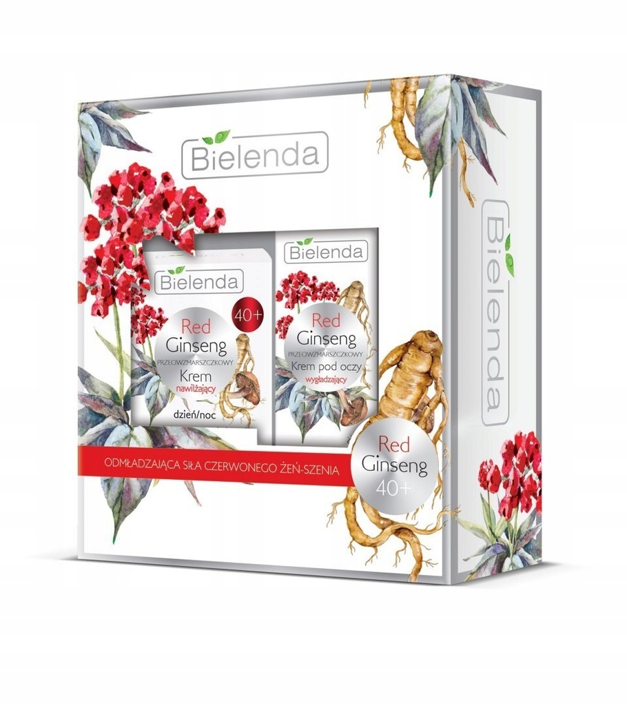 Bielenda Zestaw prezentowy Red Ginseng 40+ (krem n