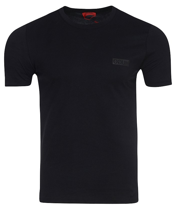 T SHIRT HUGO BOSS CZARNY HUGO RED / L