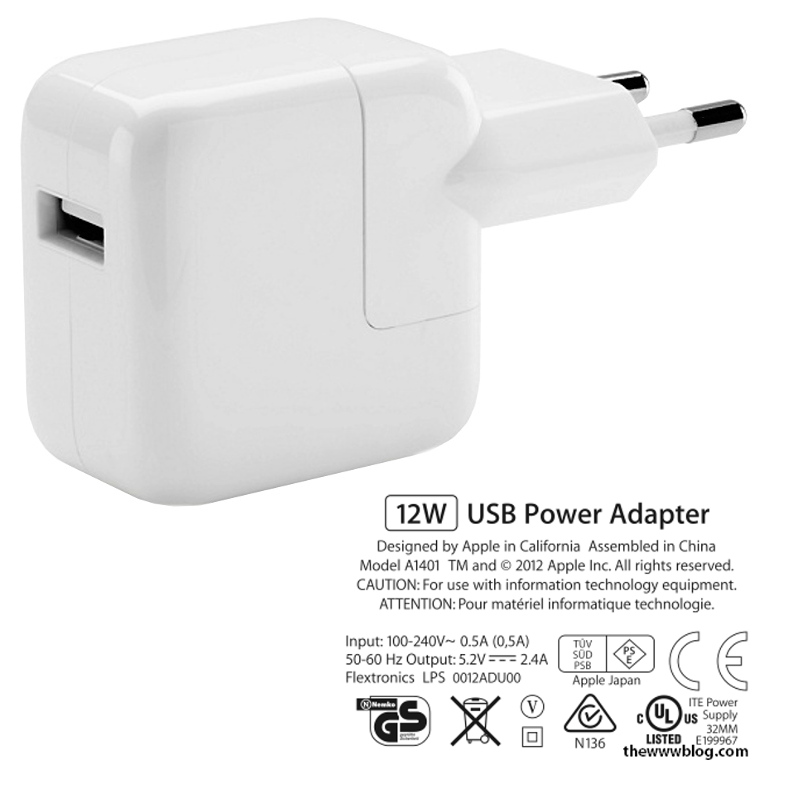 ORYG ŁADOWARKA SIECIOWA Apple 12W iPad iPhone 7329301736 ORYG ŁADOWARKA SIECIOWA Apple 12W iPad iPhone 7329301736