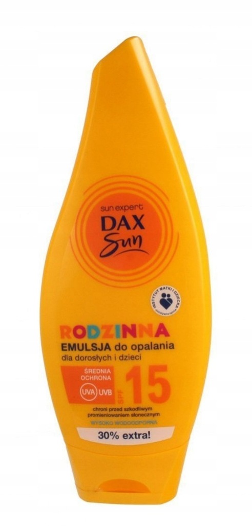 Dax Sun Emulsja ochronna do opalania SPF 15 Rodzin