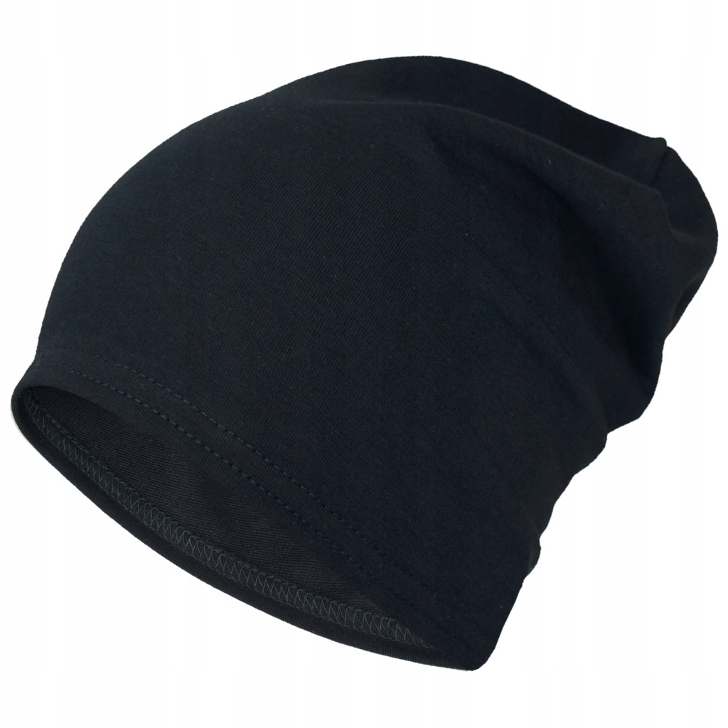 Купить Женская шапка из польского хлопка, черная 56-60: отзывы, фото, характеристики в интерне-магазине Aredi.ru