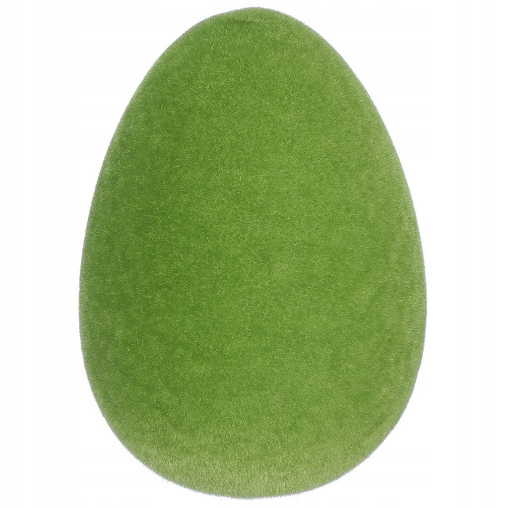 Jajko flokowane zamszowe 20 cm zielone