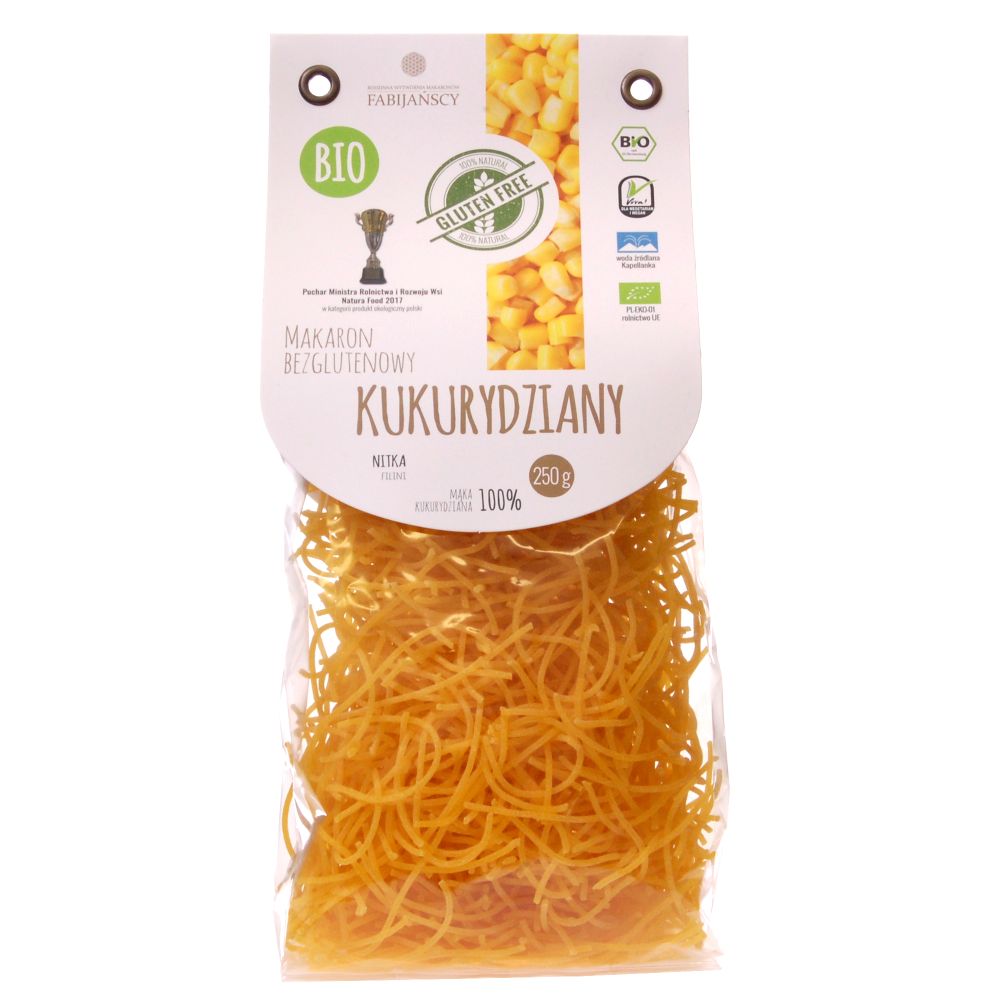 Makaron Kukurydziany Nitka Filini Bio 250g