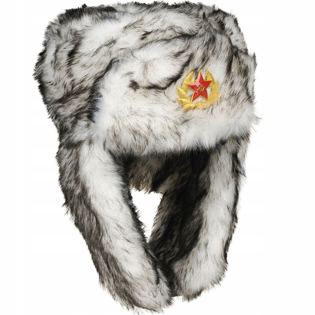 Czapka Uszatka Uszanka FUTRZANA ZSRR Shapka Bi S