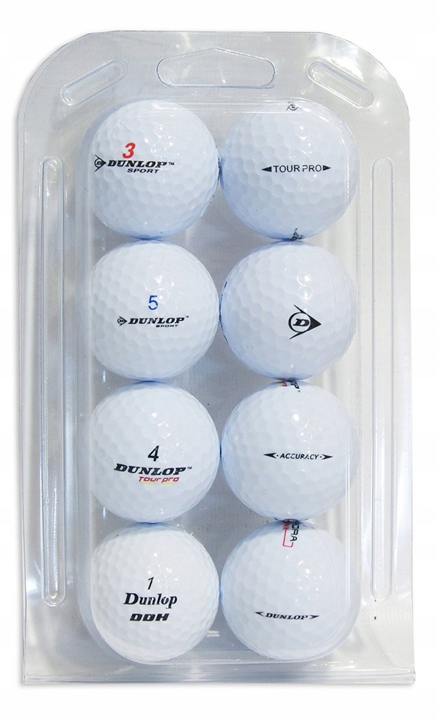 7 X PIŁKI GOLFOWE DUNLOP MIX SECOND CHANCE