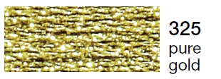 Metalic perle 10 -pure gold 325