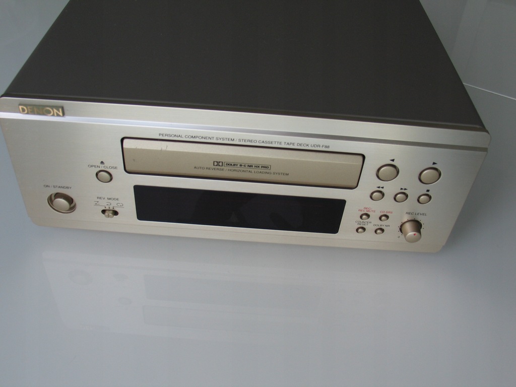 Magnetofon kasetowy Denon UDR-F88 złoty