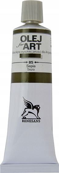 Farba Olej for Art Renesans 85 SEPIA 60 ml
