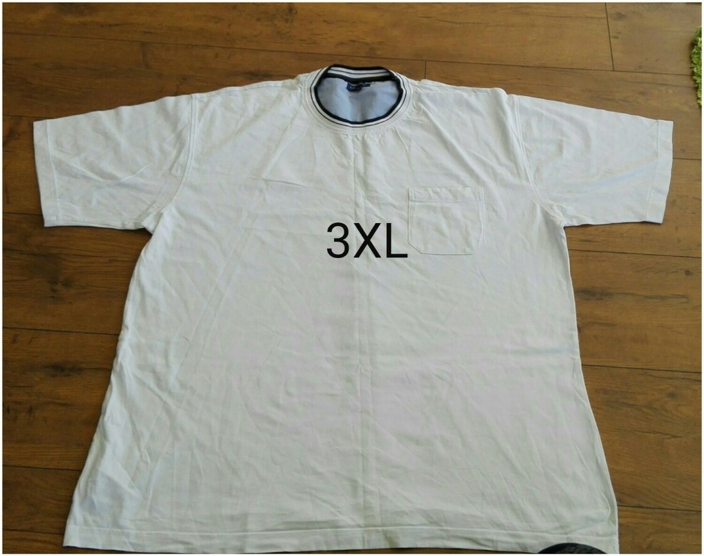 t-shirt XXXL kremowa