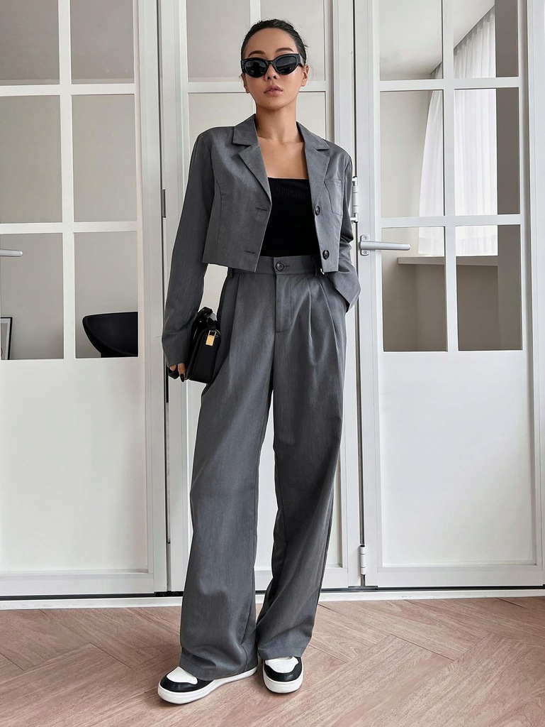 DAZY KRÓTKA MARYNARKA SPODNIE KOMPLET RN4 XXC__XL