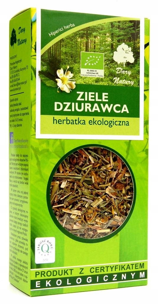 HERBATKA Z ZIELA DZIURAWCA BIO 50 g - DARY NATURY