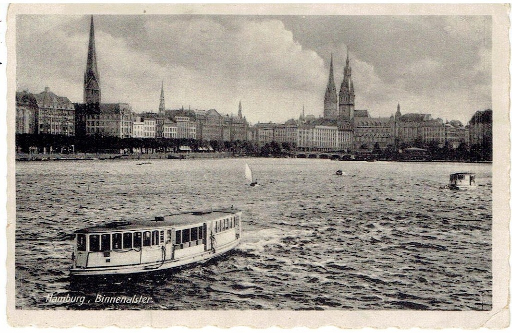 Niemcy - Hamburg - tramwaj wodny - 1940