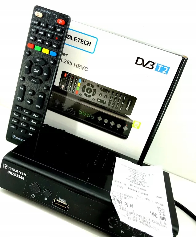 DEKODER DVBT-2 CABLETECH URZ0336B