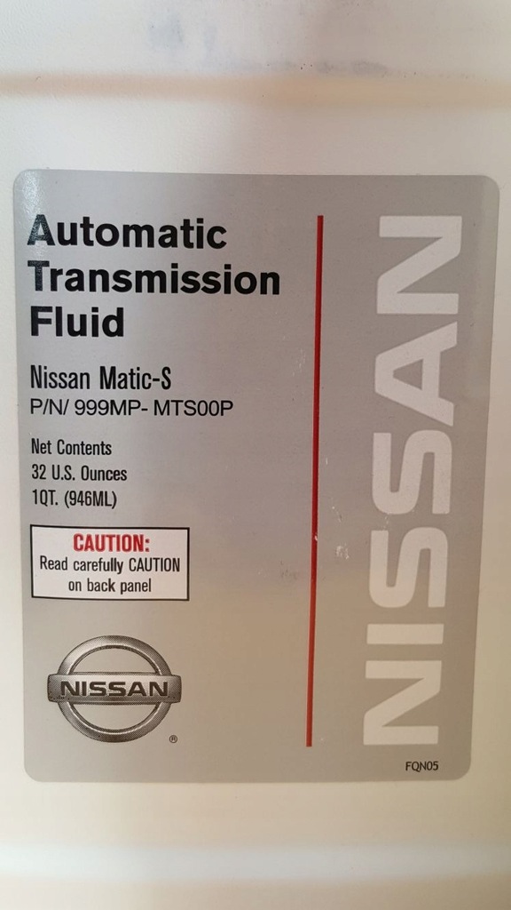 Nissan MaticS Automatic Transmission Fluid (ATF) Z1, 58 OFF