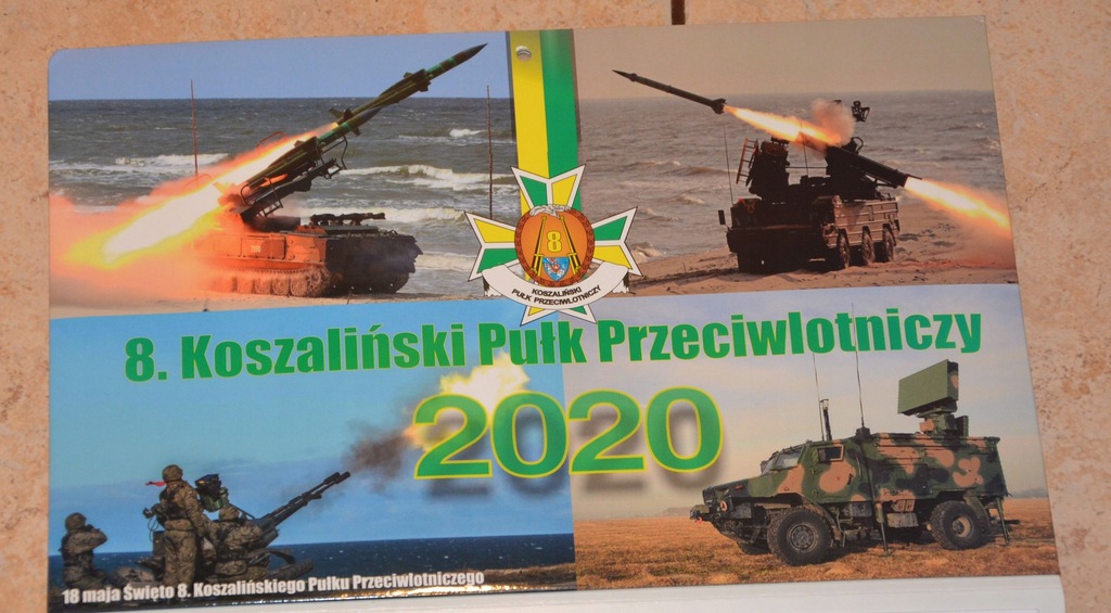 8 KOSZALIŃSKI PUŁK PRZECIWLOTNICZY -KALENDARZ 2020