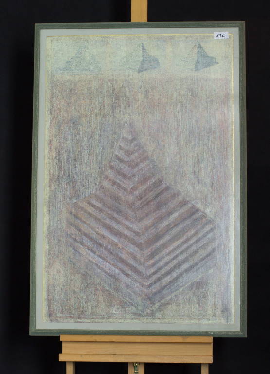 Andrzej Węcławski  Obraz  "Piramida II"
