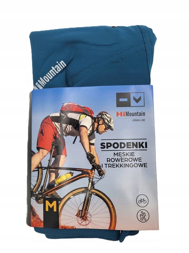 Spodenki rowerowe i trrekingowe Hi Mountain XXL niebieskie