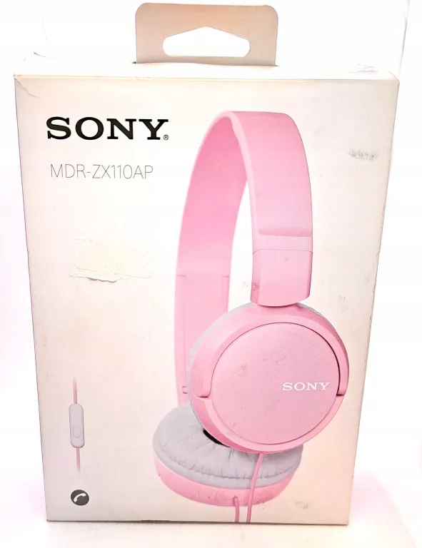 SONY SŁUCHAWKI MDR ZX110 RÓŻOWE KOMPLET