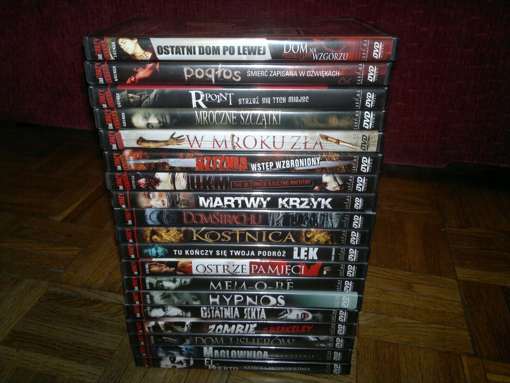 PŁYTY DVD VIDEO KINO GROZY EXTRA THRILLER HORROR