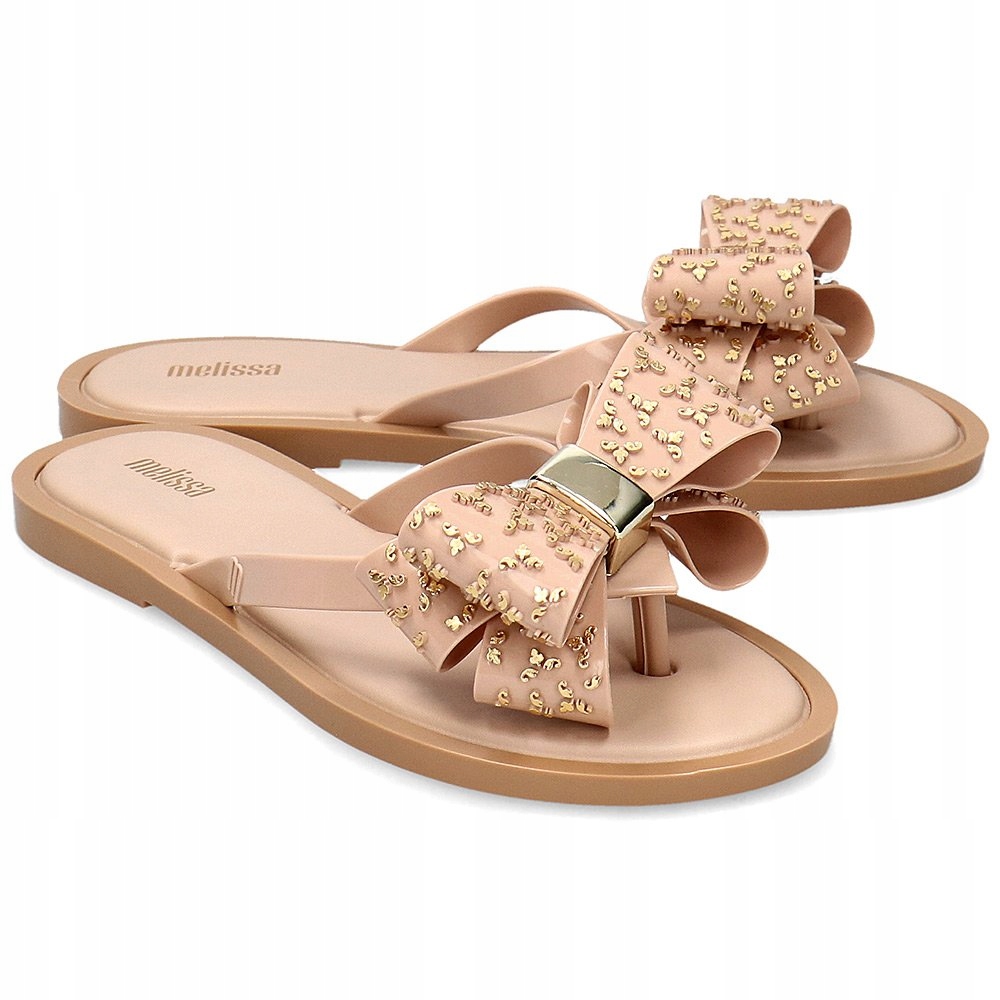 Melissa Flip Flop Japonki Damskie Beżowe R.38