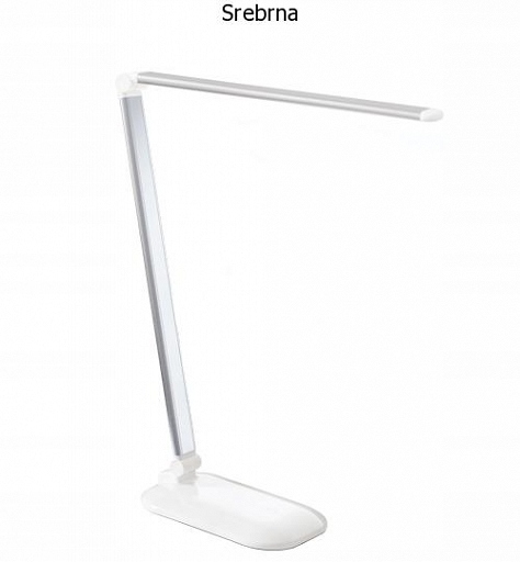 LAMPA LED TOUCH NAIL LAMP TABLE 5W UV SREBRNA