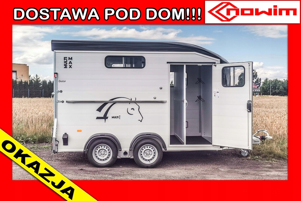 Przyczepa do koni Multimax siodlarnia