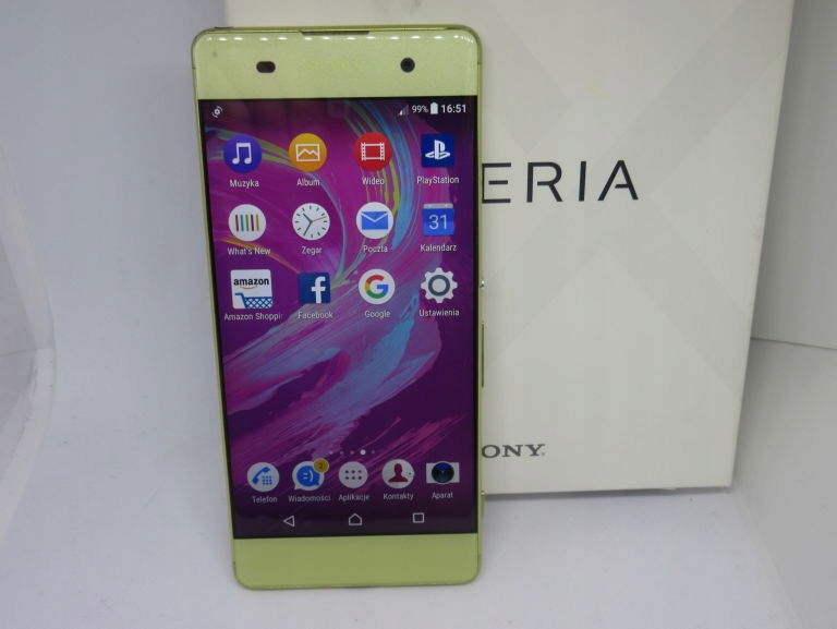 SONY XPERIA XA SKAZA EKRANU