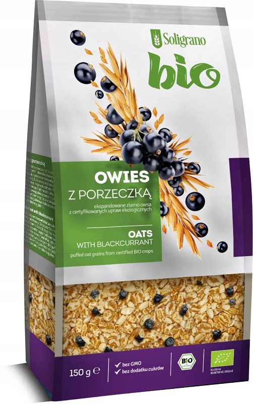 OWIES EKSPANDOWANY Z CZARNĄ PORZECZKĄ BIO 150 g -