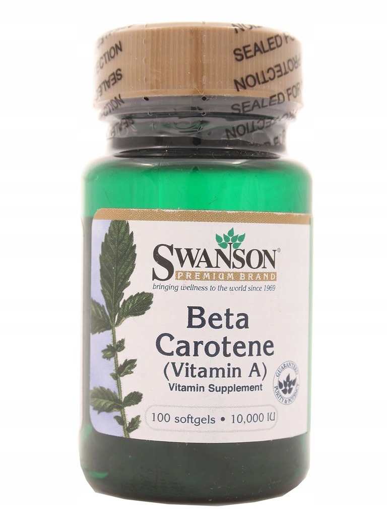 Witamina A Beta Carotene Swanson 100 kapsułek 7643456324