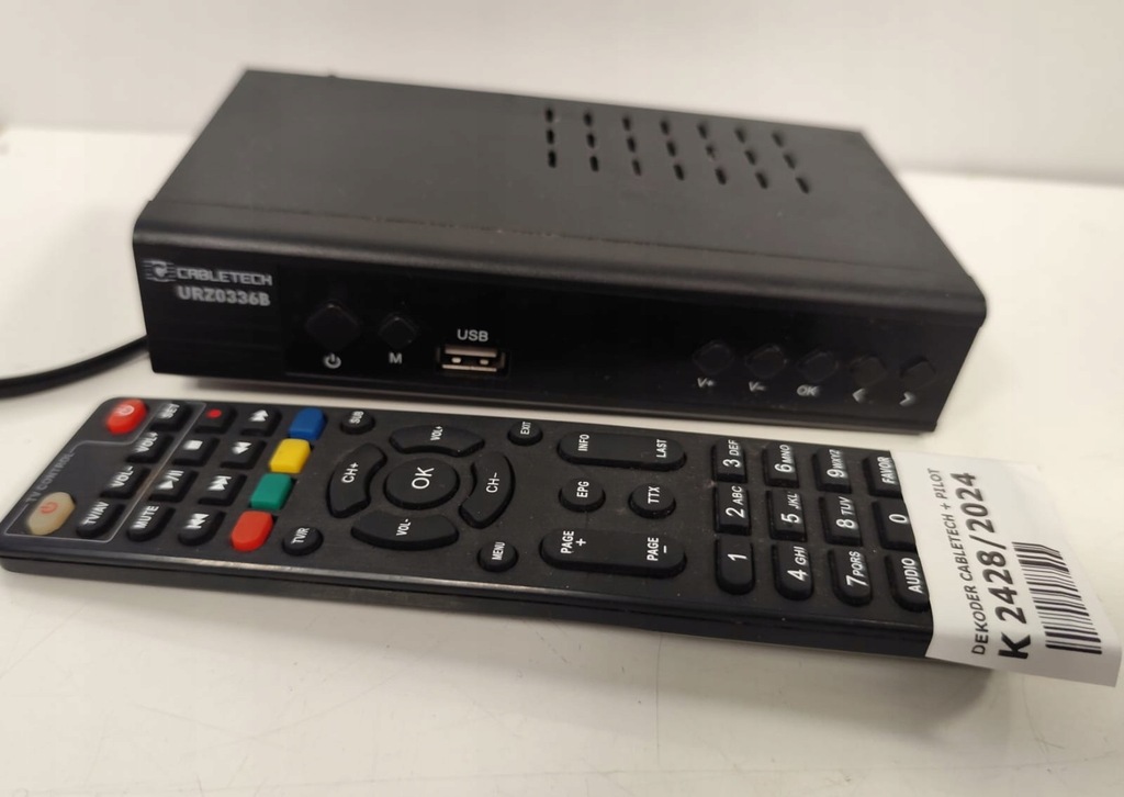Dekoder DVB-T2 Cabletech (2428/24)