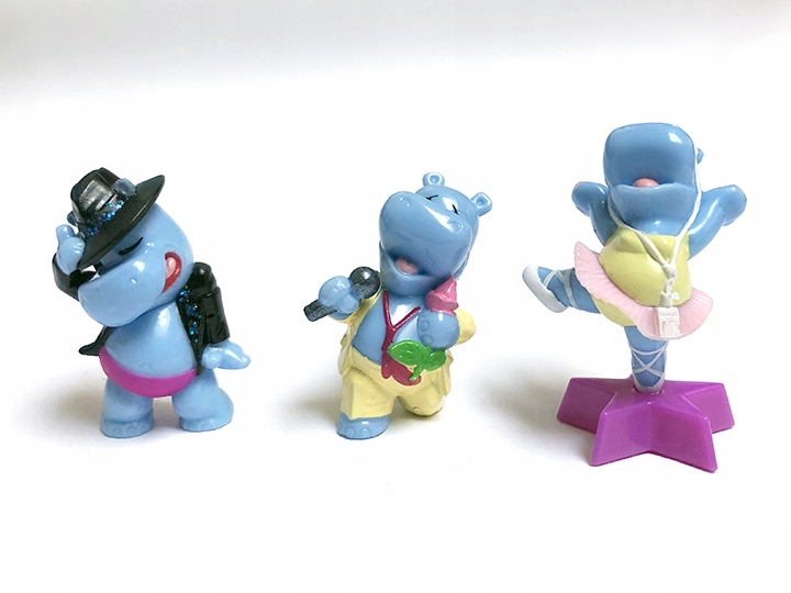 HIPPOさま ① Zabawka kinder niespodzianka HIPPO - 3 szt artyści