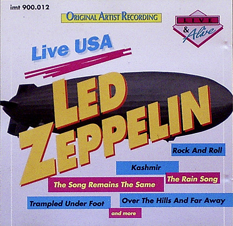 Led Zeppelin - Live USA CD