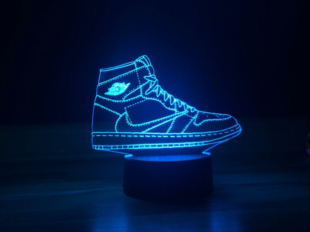 Travis Scott Jordan Neon Shoes Glow In The Dark Jordans Air Jordan