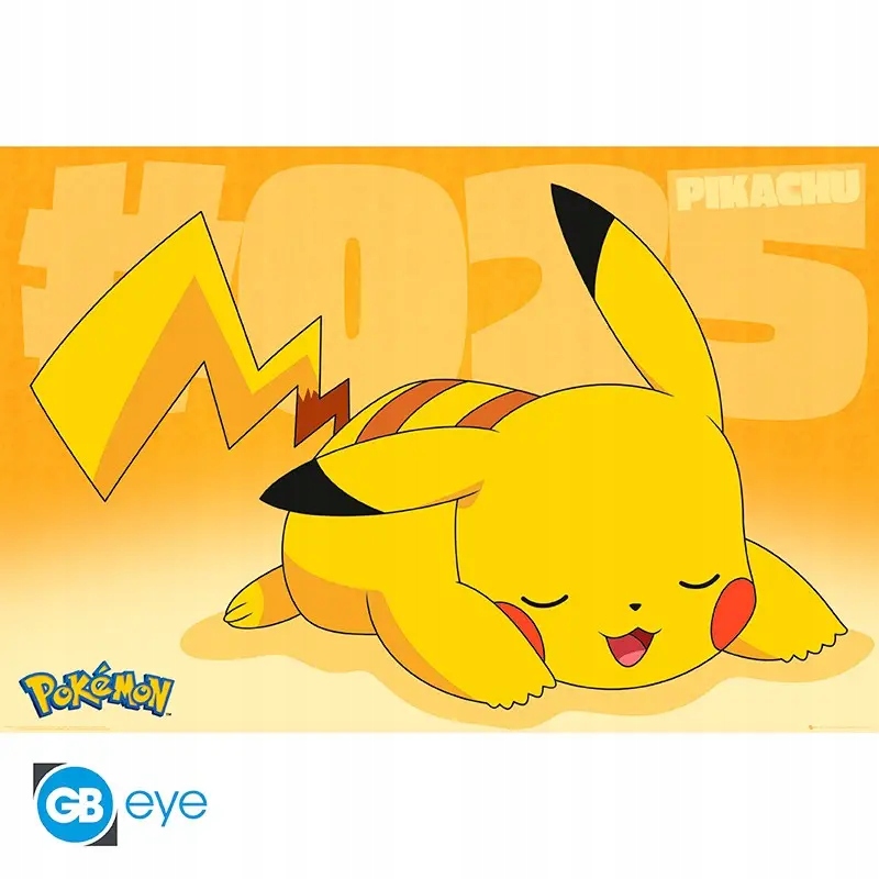 Plakat Pokemon Pikachu Asleep 91,5x61