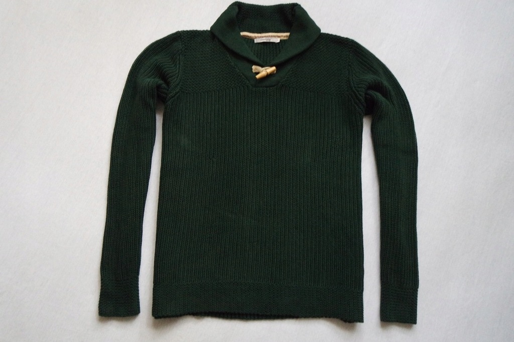 DRESSMANN sweter sweterek zielony kołek modny_L/XL