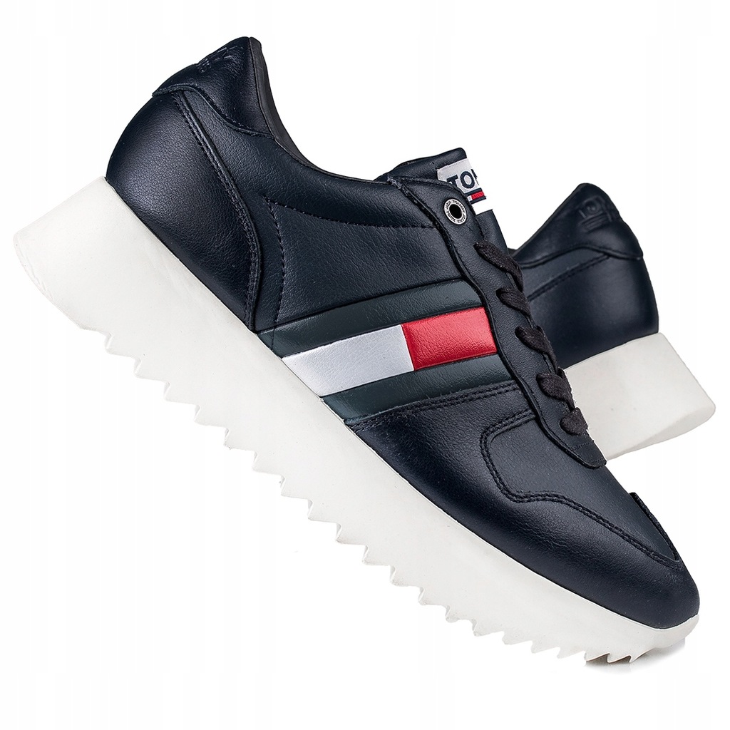 Buty damskie sneakersy Tommy Hilfiger 00288 Granat