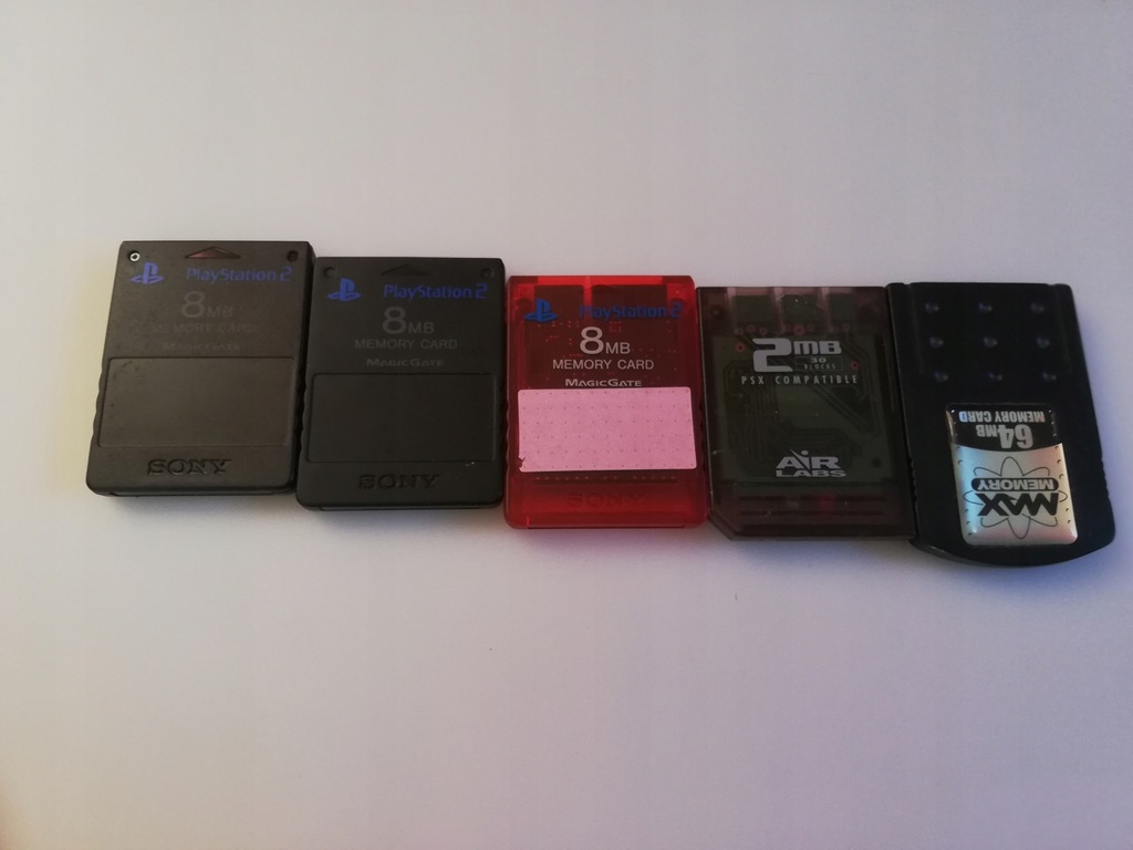 Karty pamięci PS 2 PSX