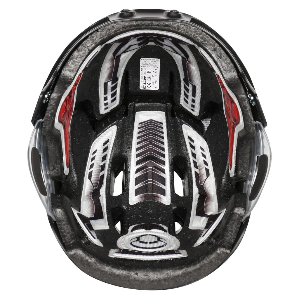 Купить Комбинированный хоккейный шлем CCM FitLite 60 красный - L: отзывы, фото, характеристики в интерне-магазине Aredi.ru